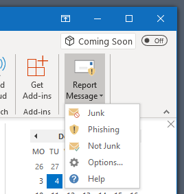 Report Email plugin for Outlook desktop software